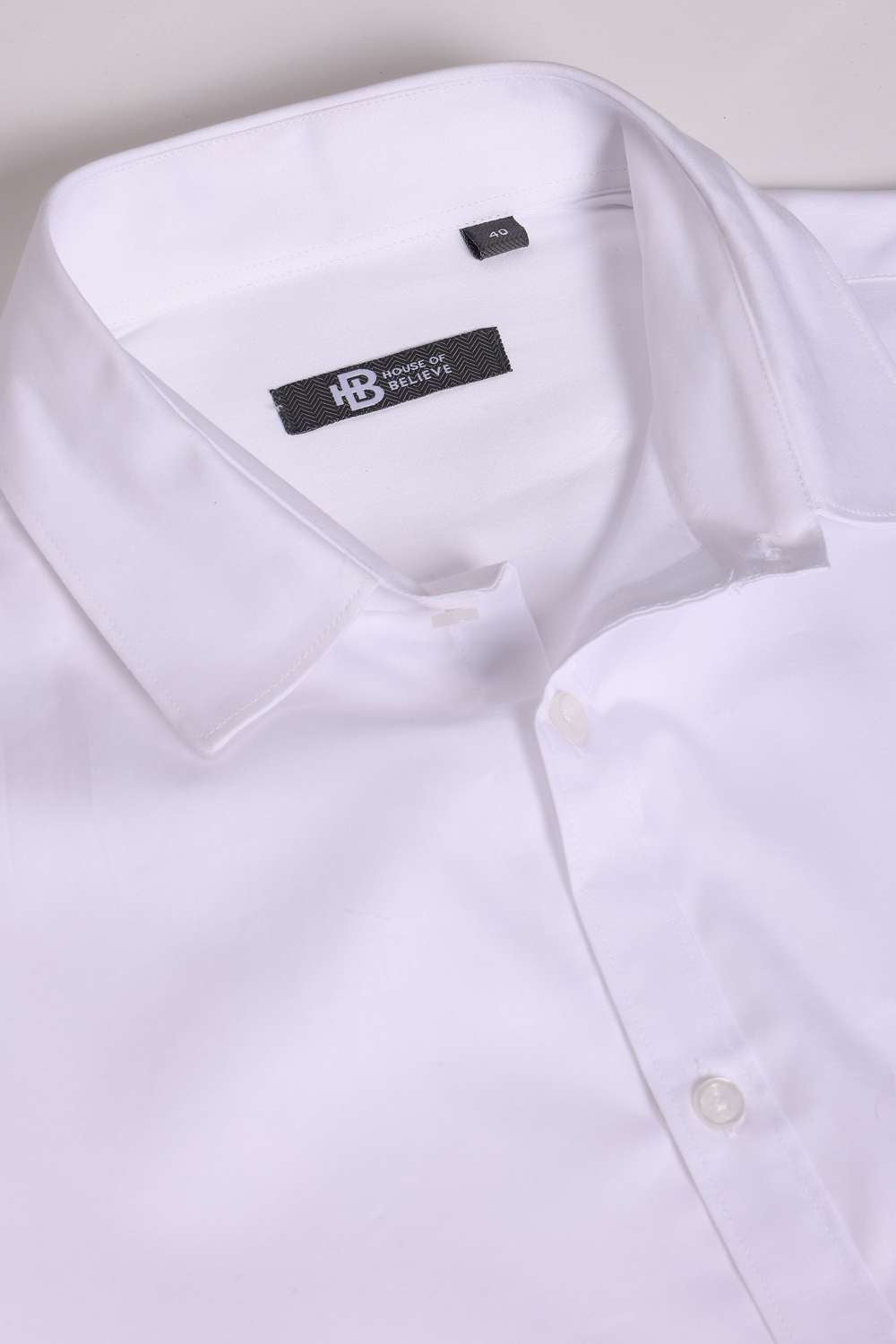 Mens Formal White Satin Shirt