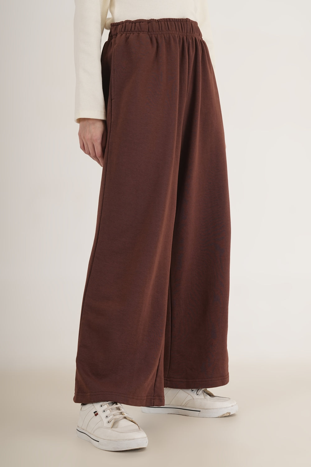 WESTERN FIT AND FLARE CASUAL SOLID TRACKPANTS - extra image 6