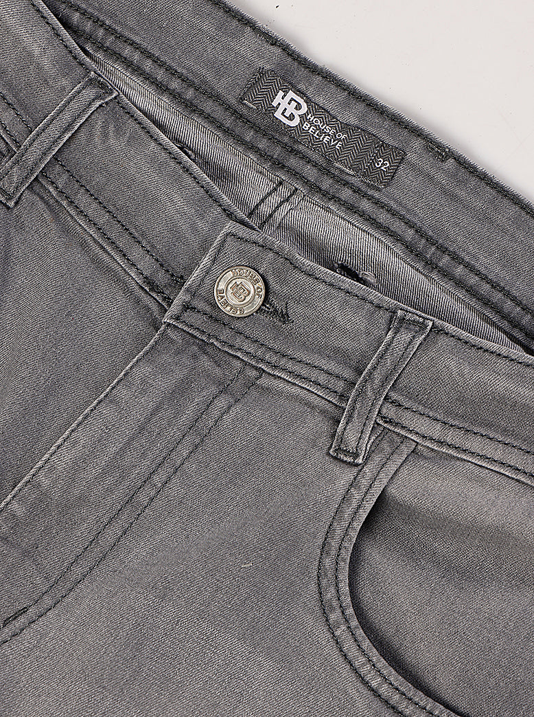 Men's Grey Washed Slim fit Jeans - extra image 6