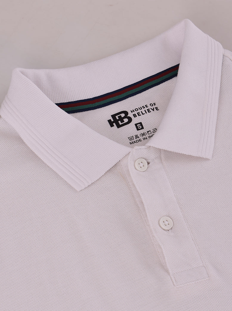 Men's Solid Pique Polo Tshirt - extra image 3