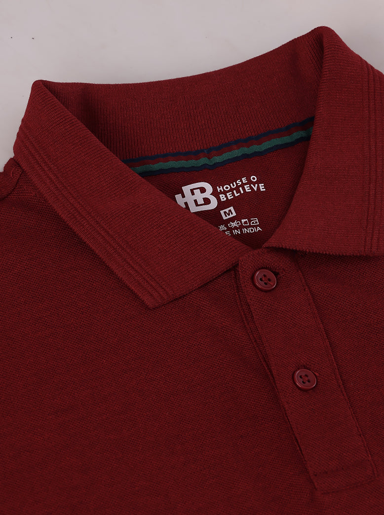 Men's Solid Pique Polo Tshirt - extra image 5