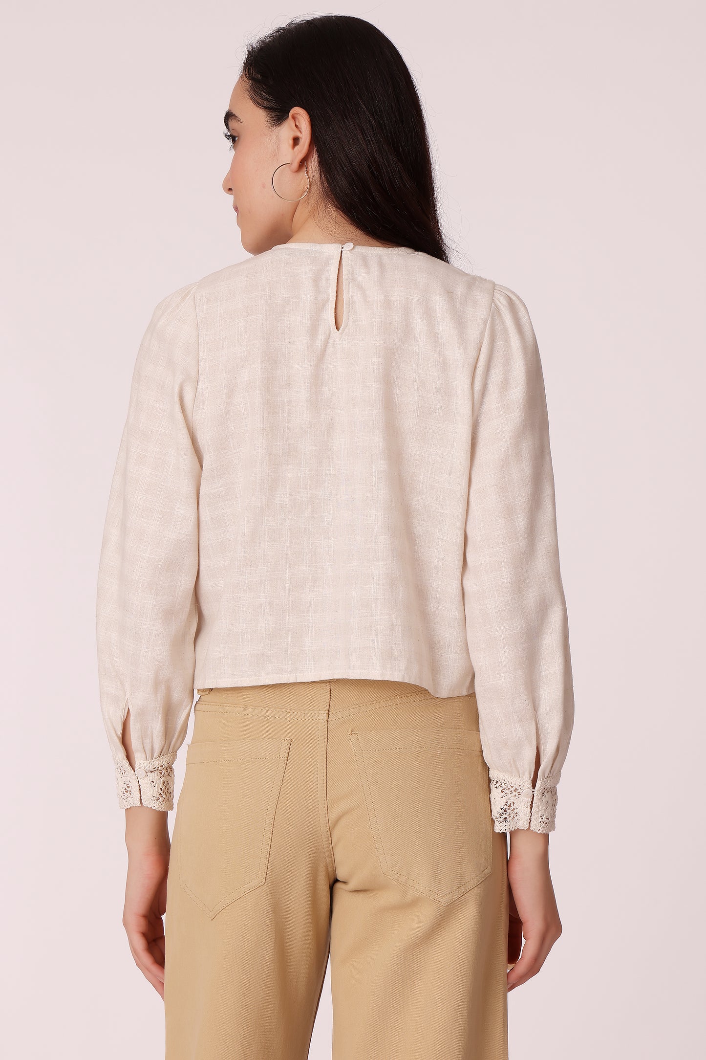 women checkered top - extra image 2