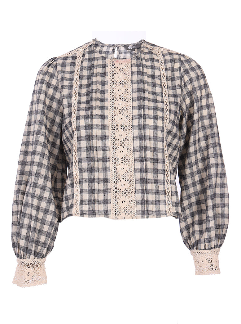 women checkered top - extra image 4