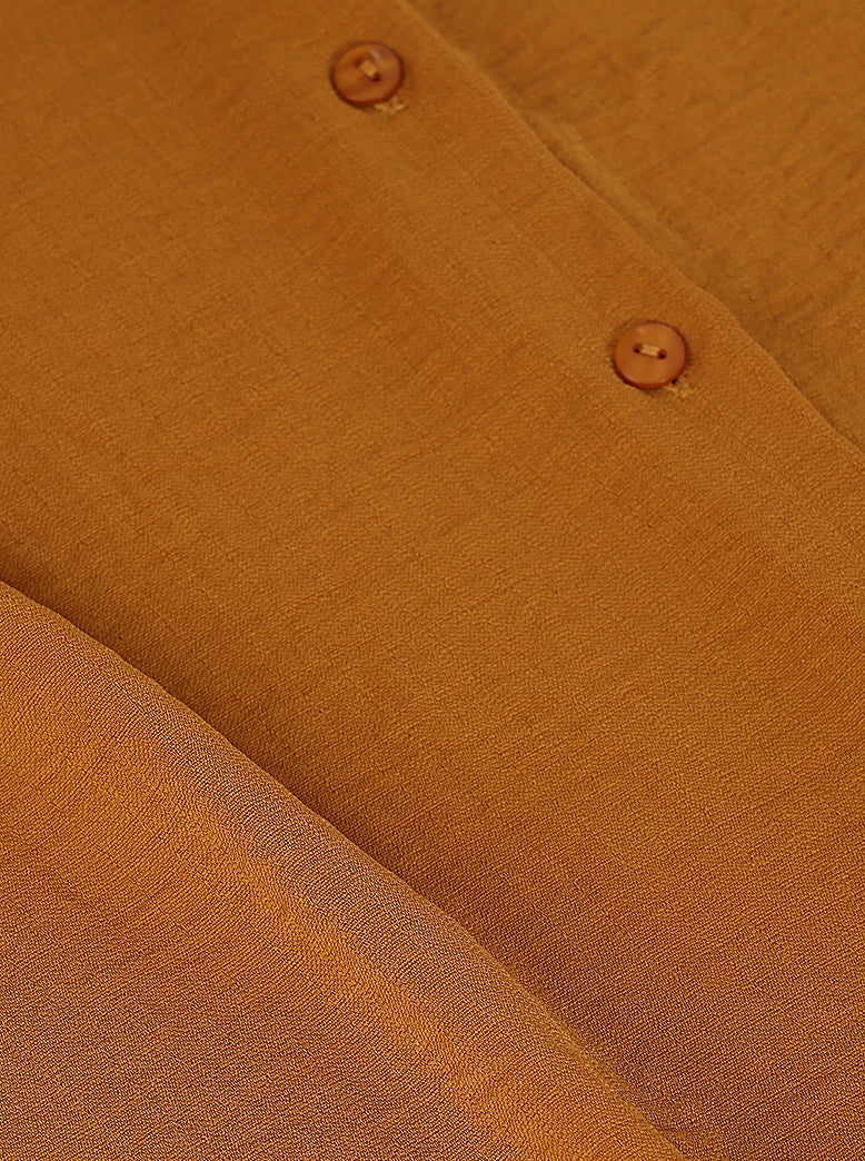 women  collared shirt with puff sleeves - extra image 6