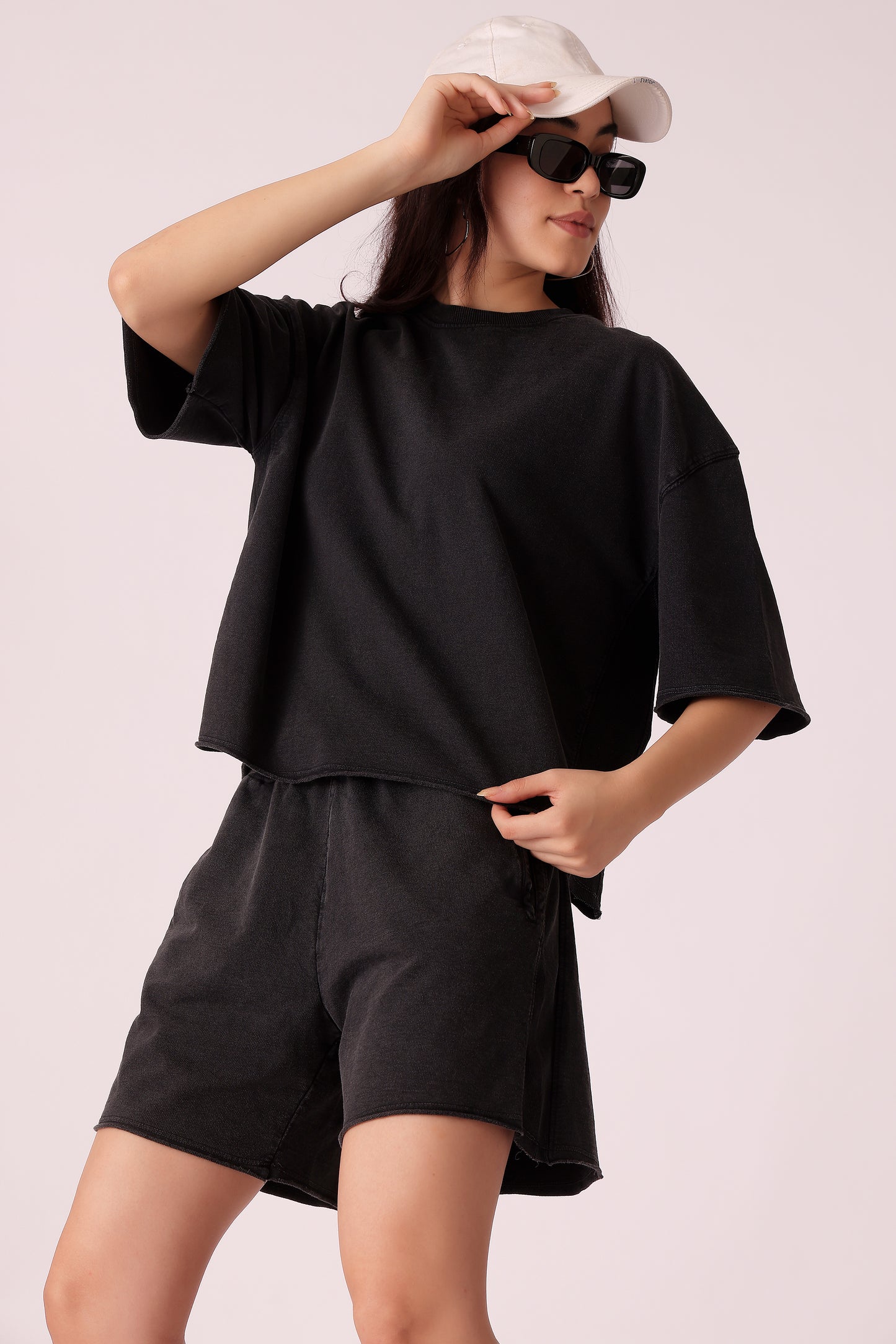 women knitted overdye shorts - extra image 3