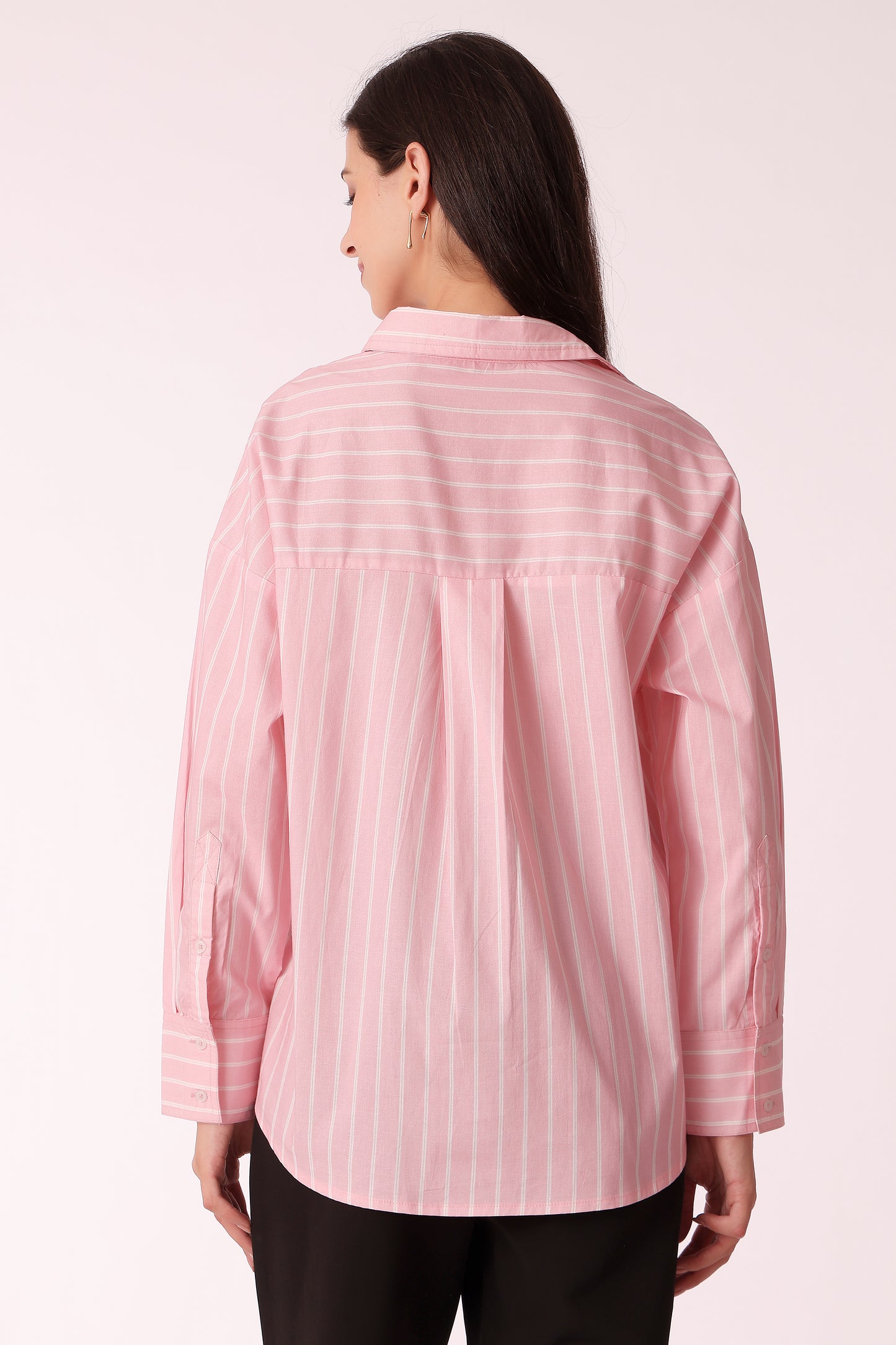 striped cotton shirt - extra image 2
