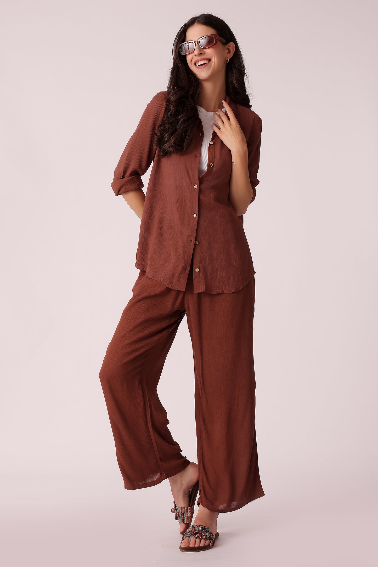 women woven rayon pants - extra image 3