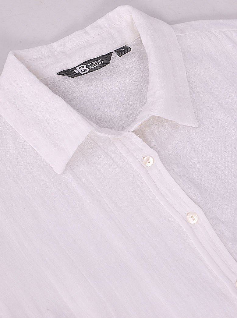 shirt with floral embroidery - extra image 4
