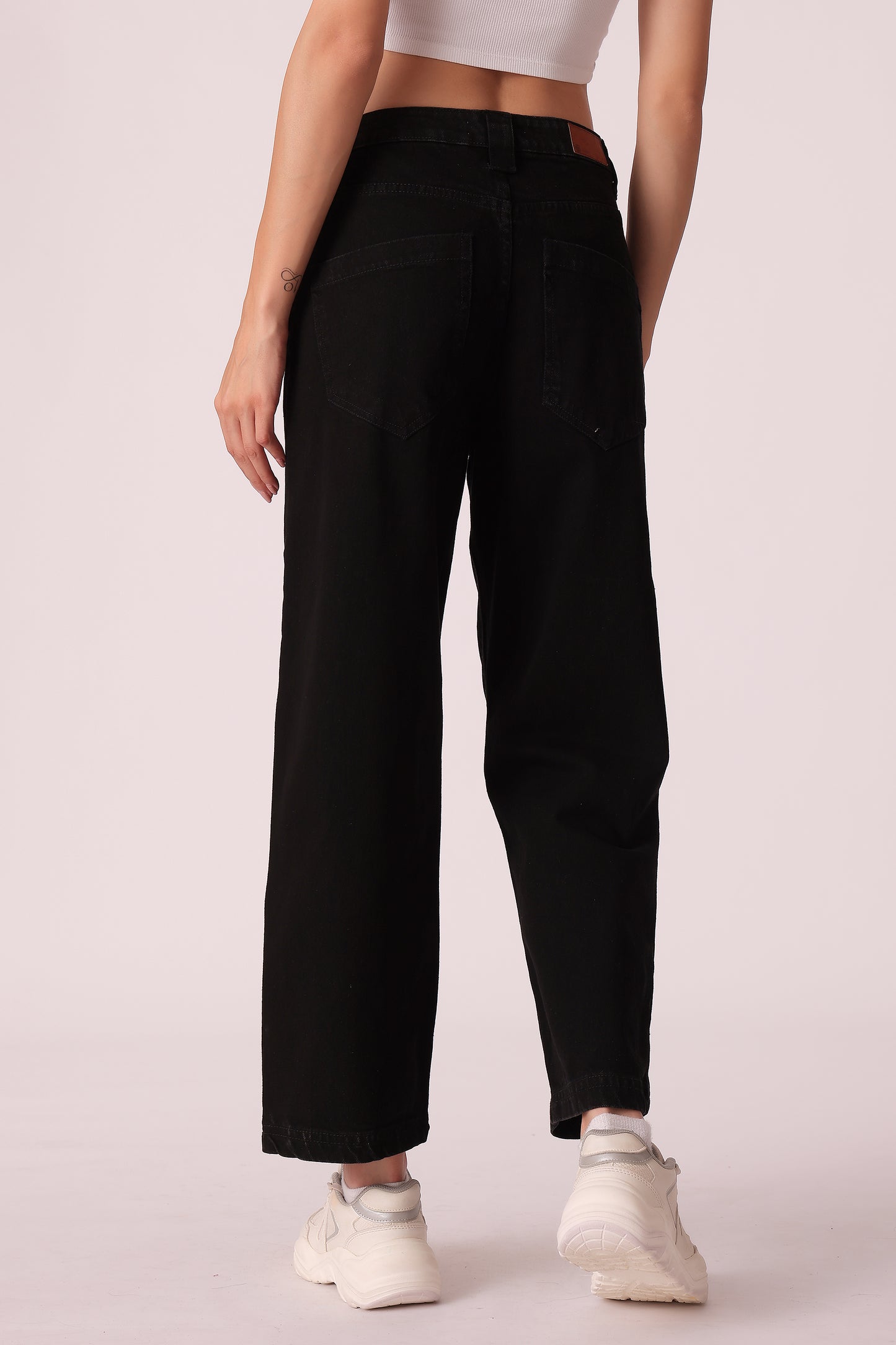 women baggy barrel fit jeans - extra image 2