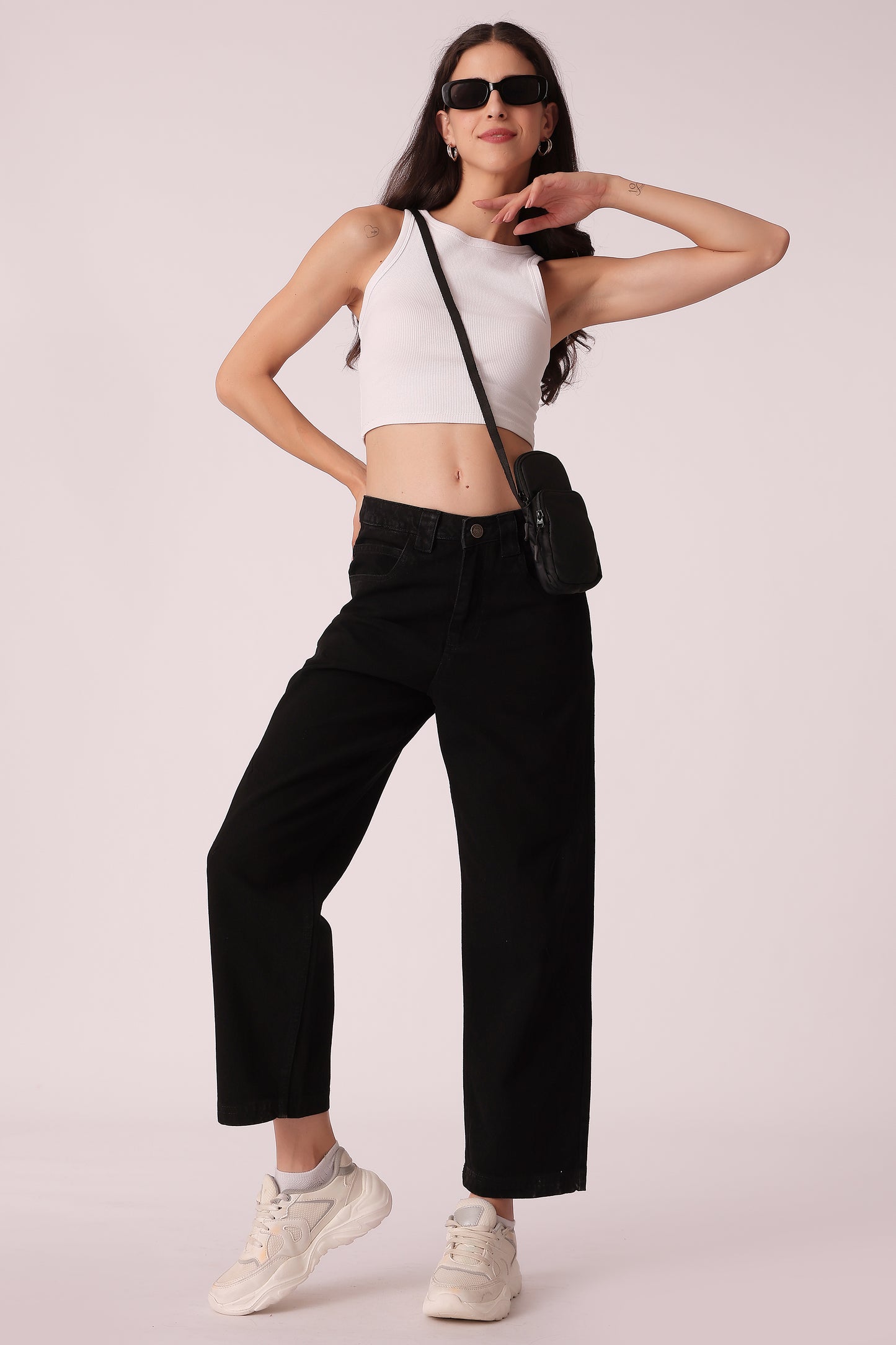 women baggy barrel fit jeans - extra image 3