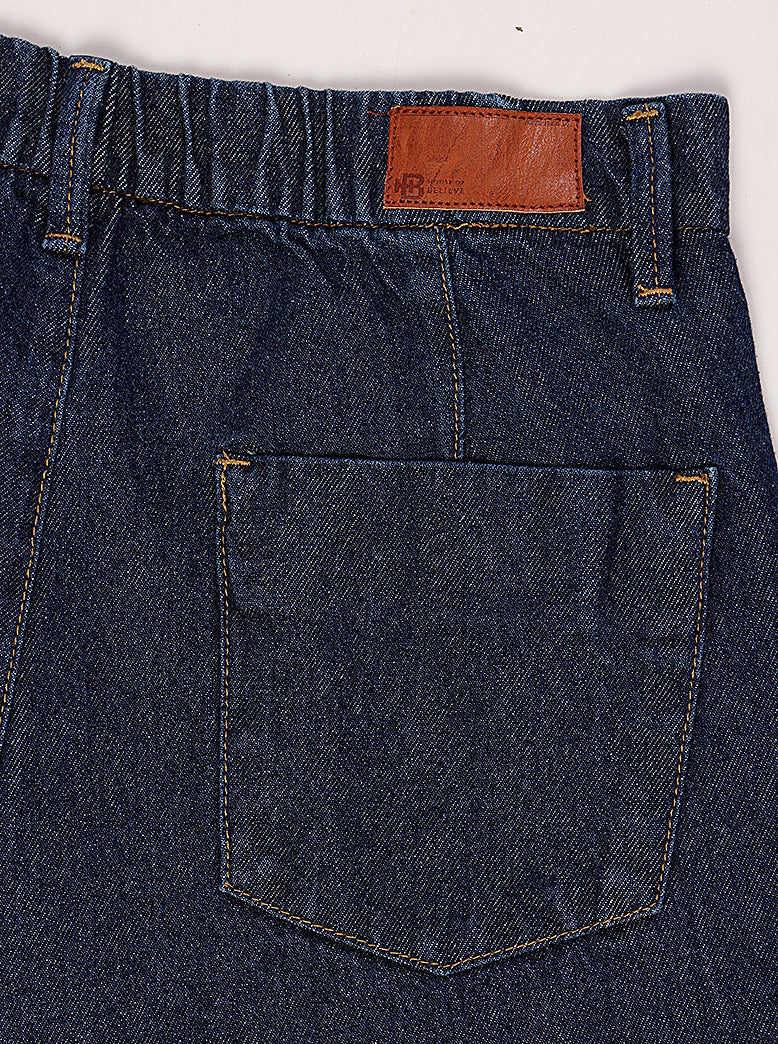 pleated cotton jeans - extra image 6