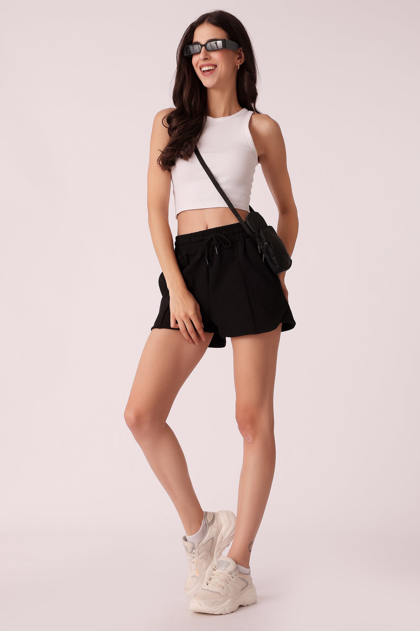 western relaxed fit casual solid color shorts - extra image 3