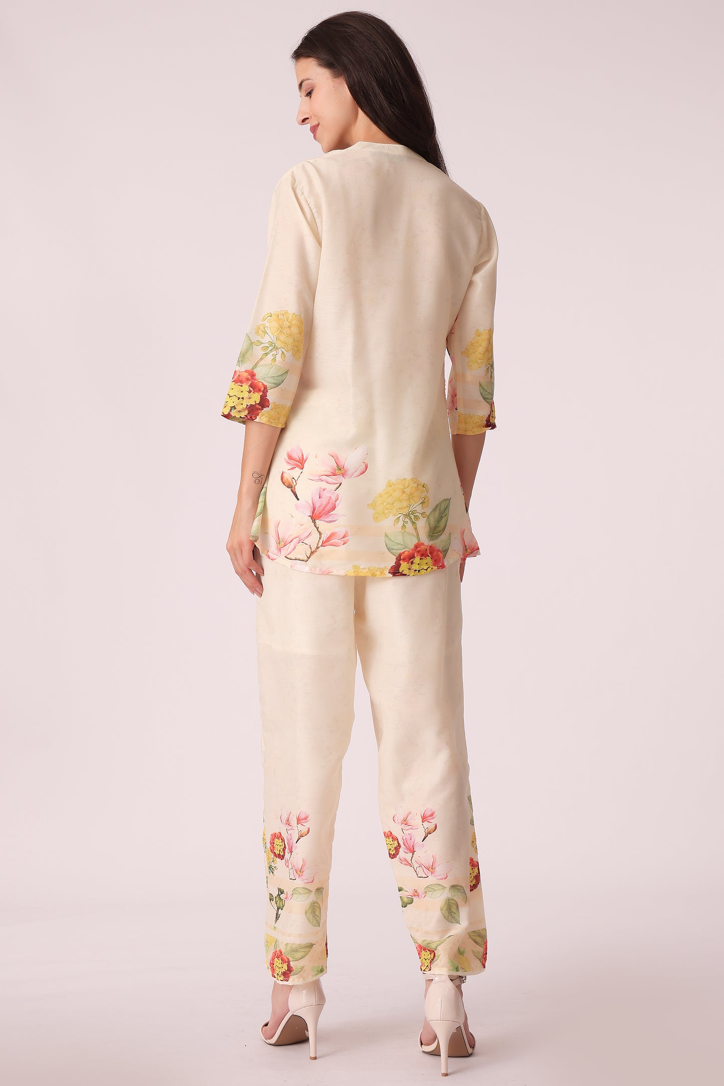ETHNIC REGULAR FIT CASUAL PLACEMENT PRINT CORD SET - extra image 2