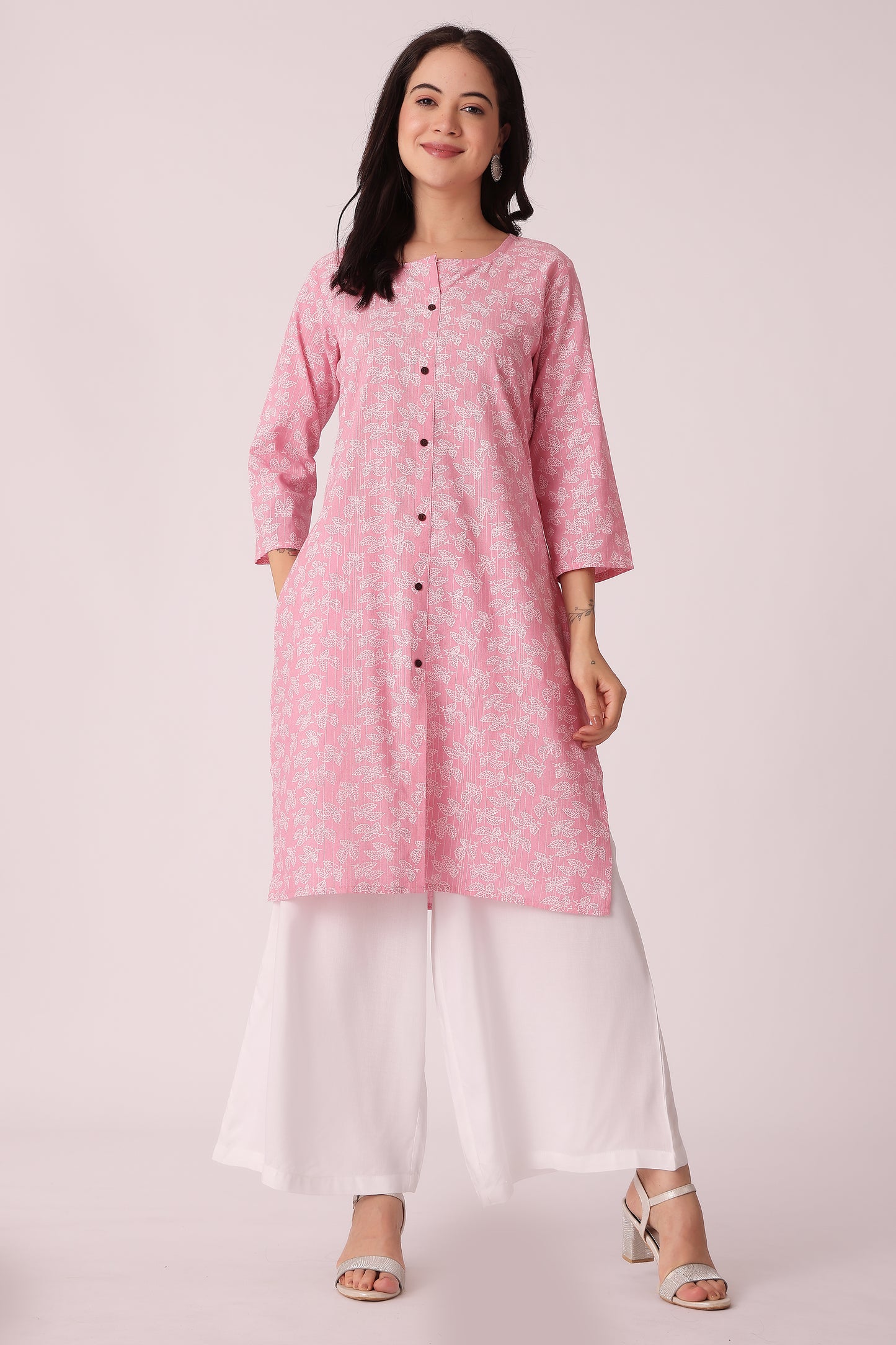 ETHNIC REGULAR FIT ALL OVER PRINT KURTA - extra image 3