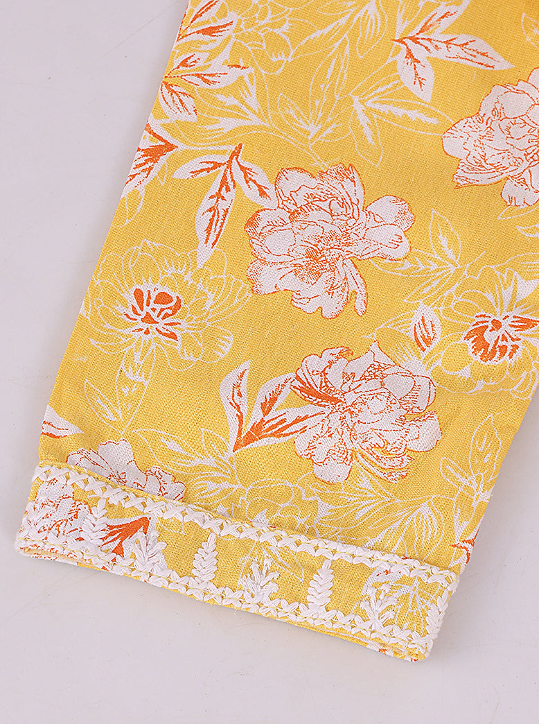 ETHNIC REGULAR FIT ALL OVER PRINT KURTA - extra image 5