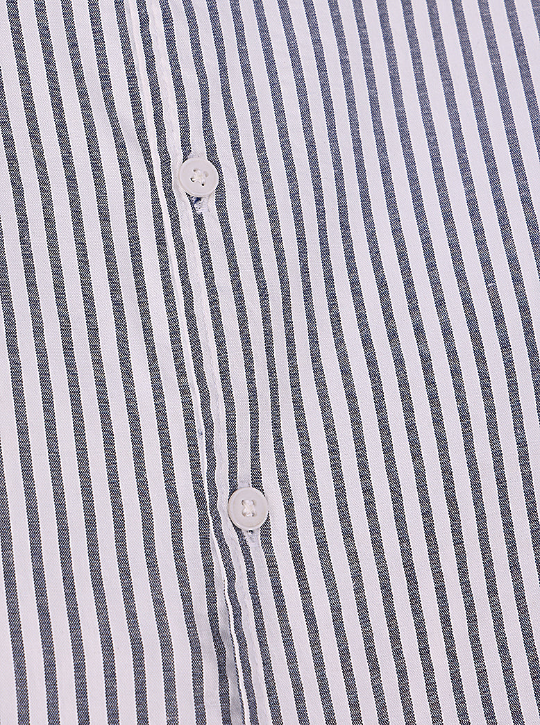 Men's Stripe Seersucker Shirt Half Sleeve - extra image 6