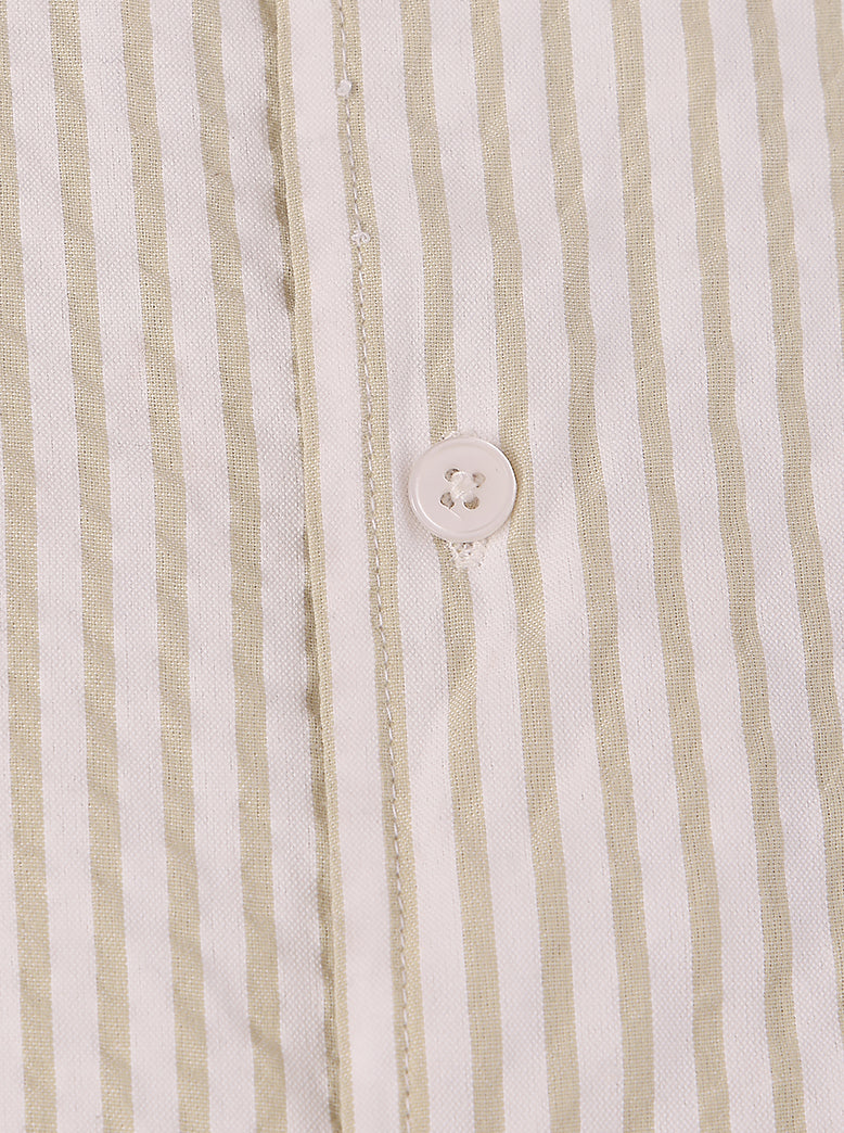 Men's Stripe Seersucker Shirt Half Sleeve - extra image 5