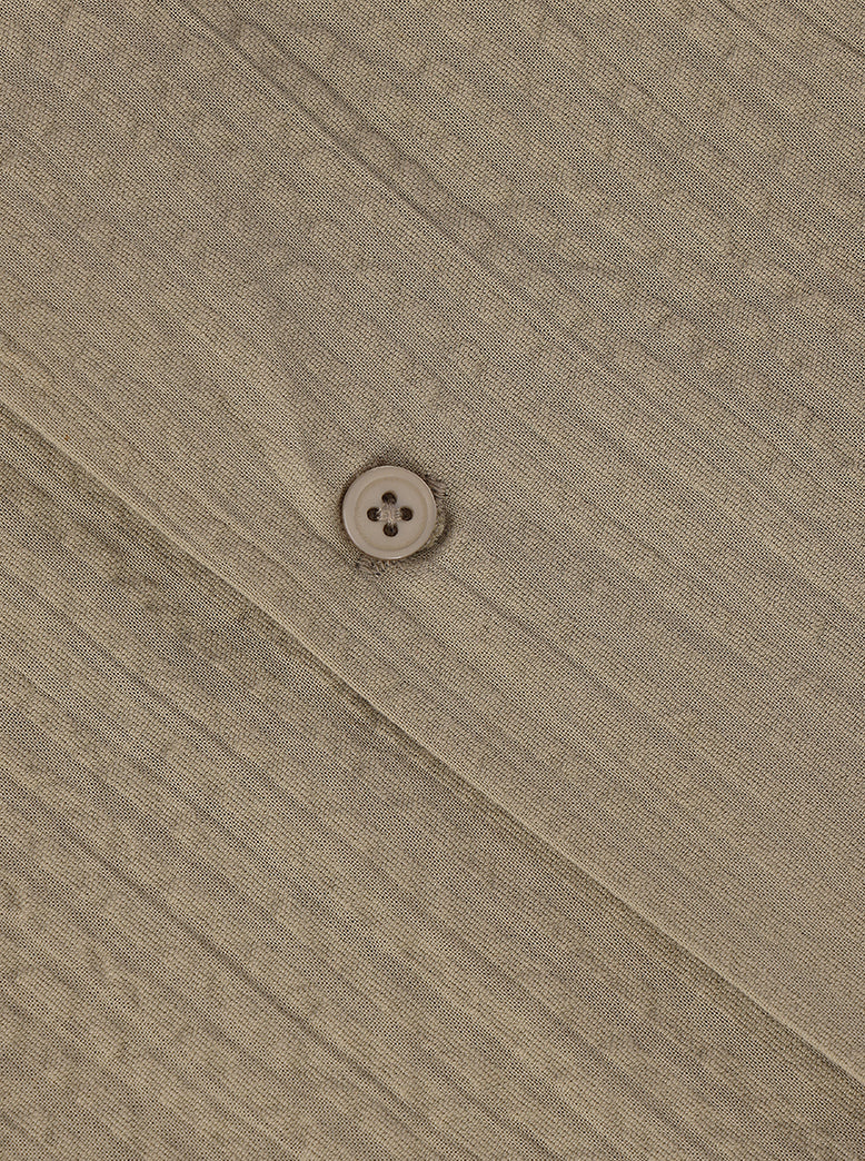 Men's Solid Seersucker Shirt Half Sleeve - extra image 6