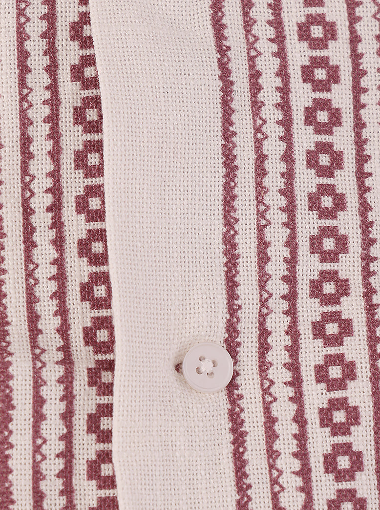 Men's Printed stripes shirt half sleeves - extra image 6