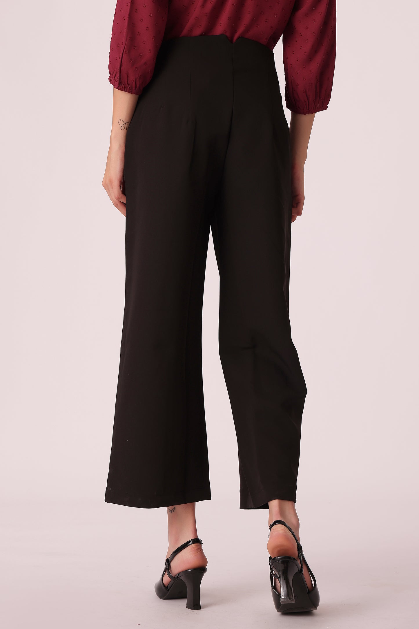 western regular fit casual solid pants - extra image 2