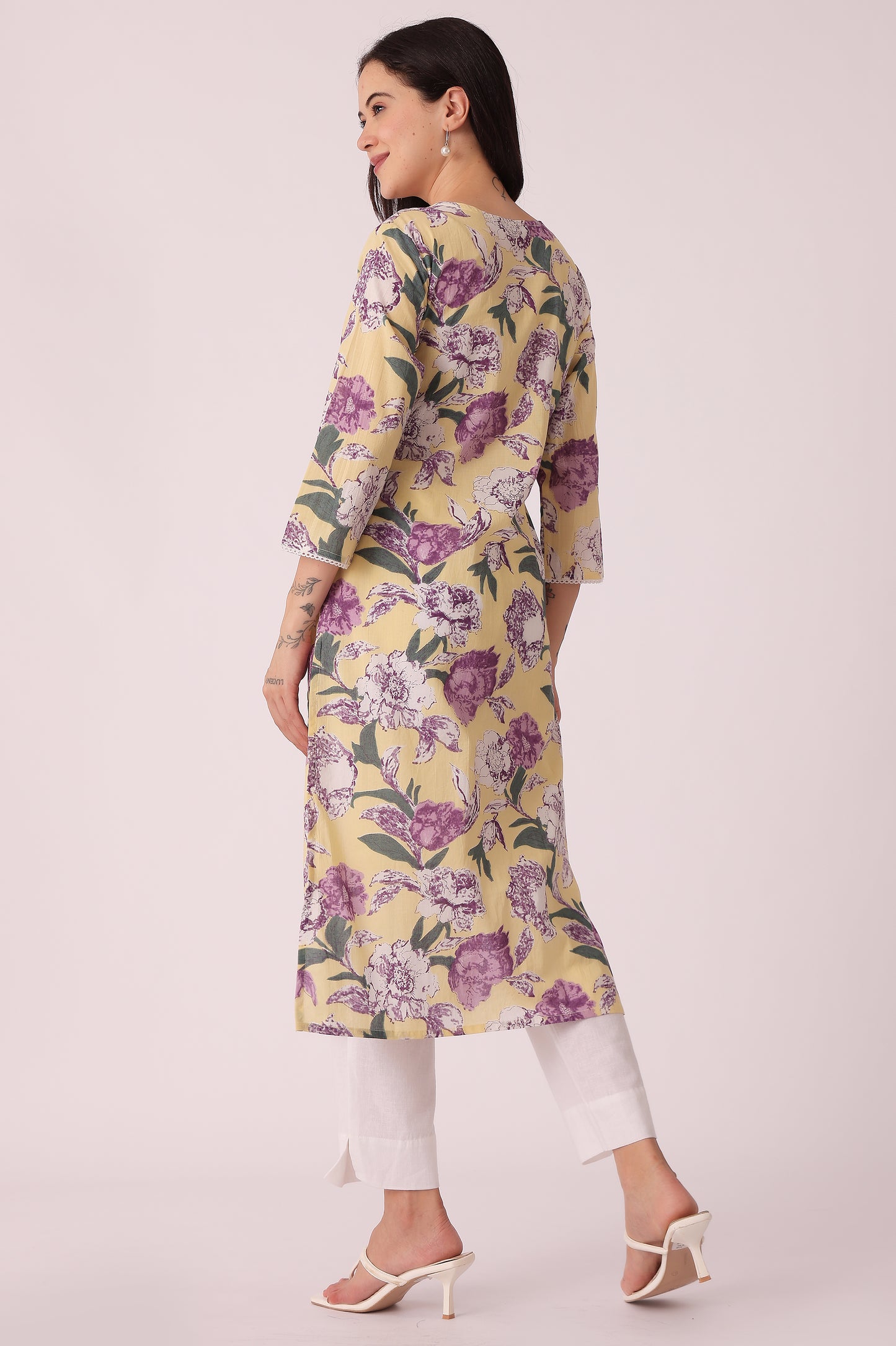 ETHNIC REGULAR FIT EMBROIDERY KURTA - extra image 2