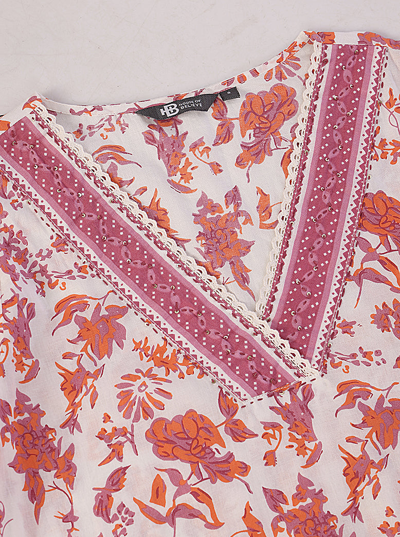 ETHNIC STRAIGHT FIT EMBROIDERY 2PCS SET - extra image 4