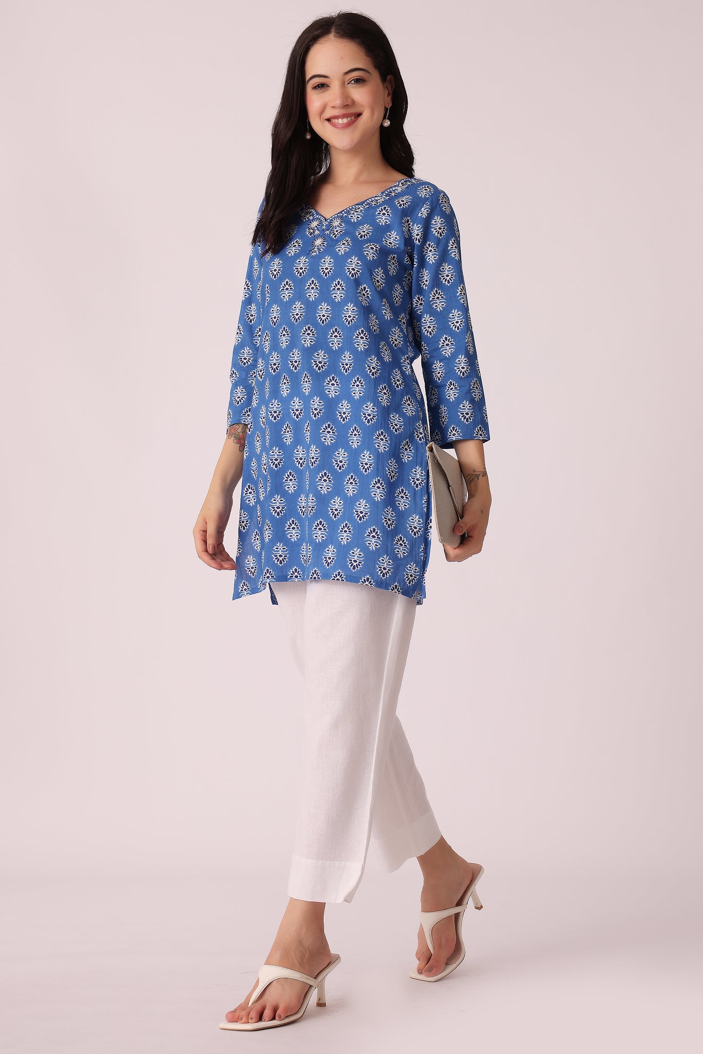 ETHNIC REGULAR FIT EMBROIDERY TUNIC - extra image 3