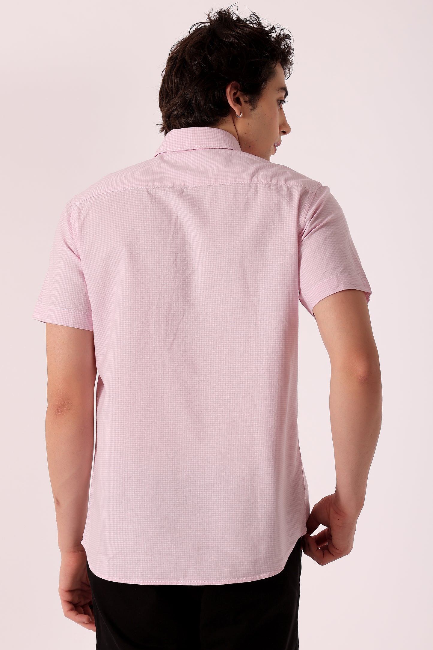 Men's Oxford Ghingham Checks Shirts Half sleeve - extra image 6