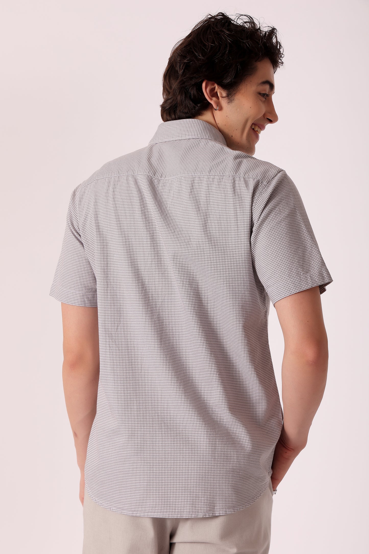 Men's Oxford Ghingham Checks Shirts Half sleeve - extra image 6