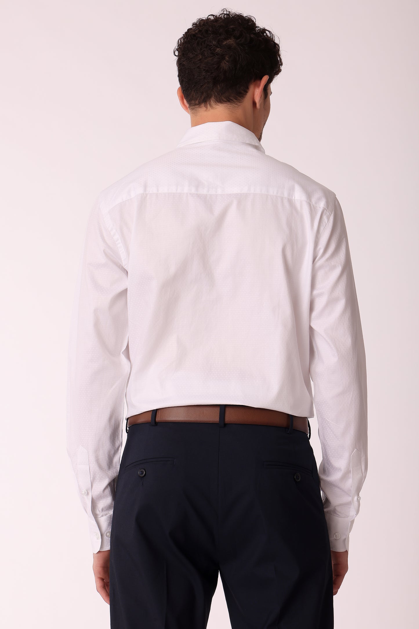 Men's Superwhite dobby's Shirt Full sleeves - extra image 6