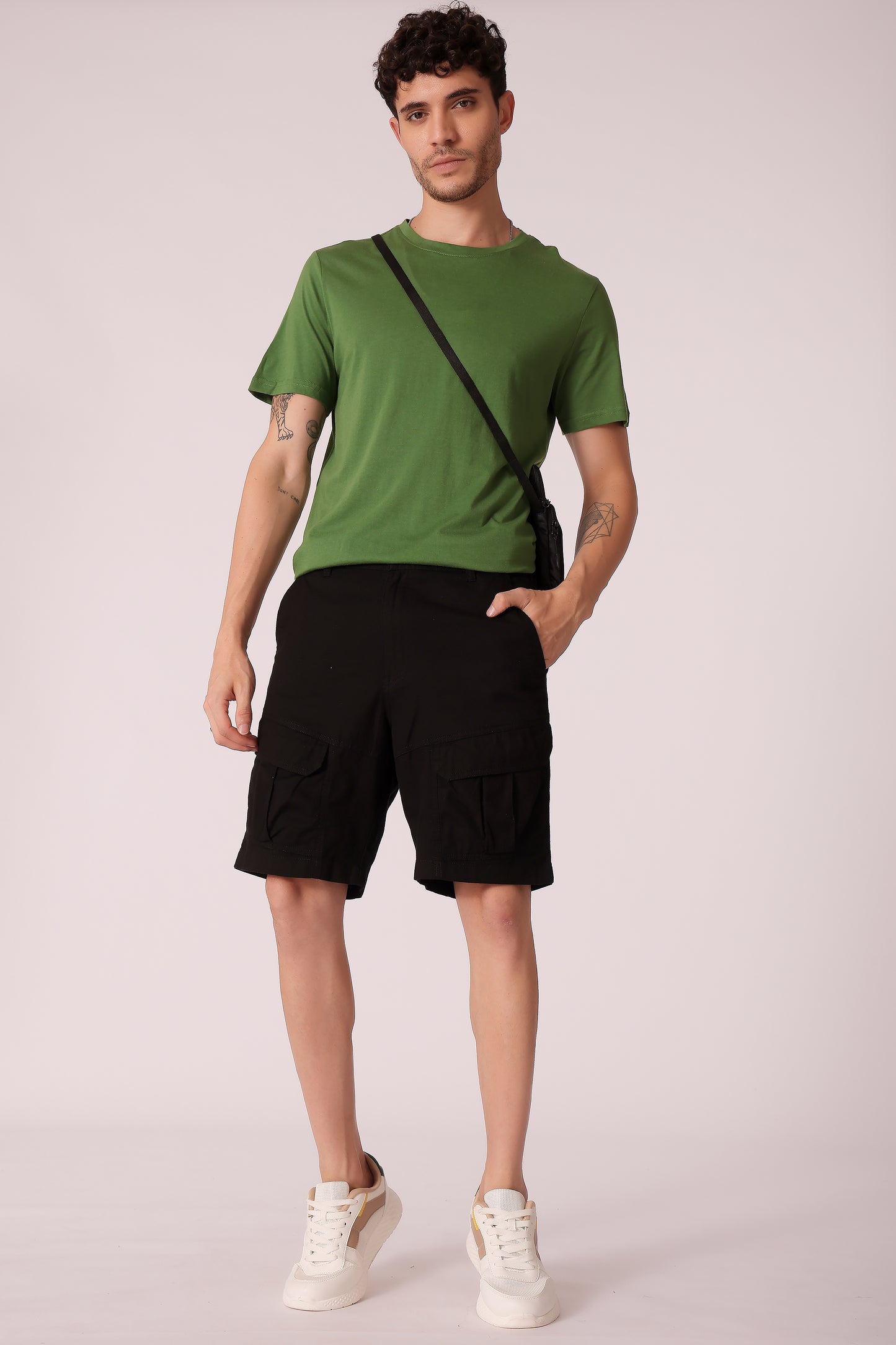 Men's solid Cotton Modal Tshirt - extra image 3