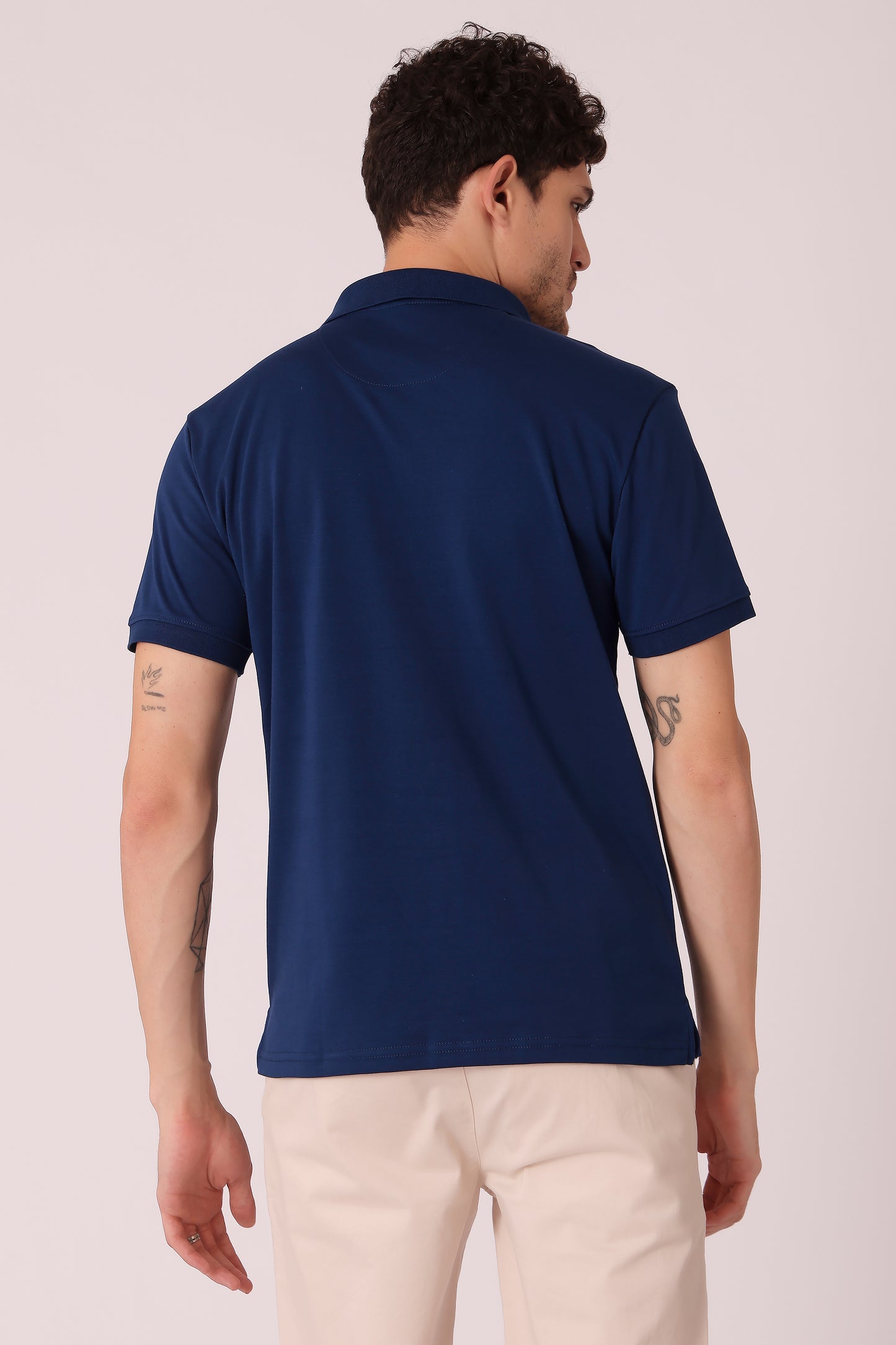 Men's Interlock Johny Collar Polo Tshirt - extra image 6