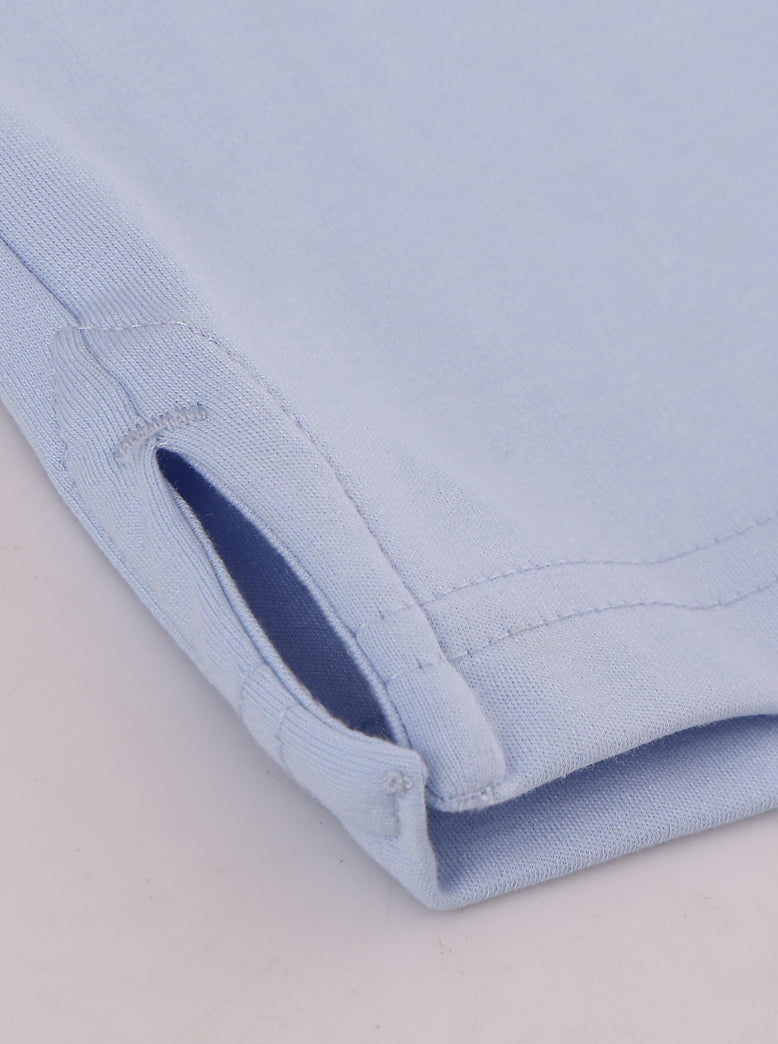 Men's Snap Button Collar Interlock Polo Tshirt - extra image 4