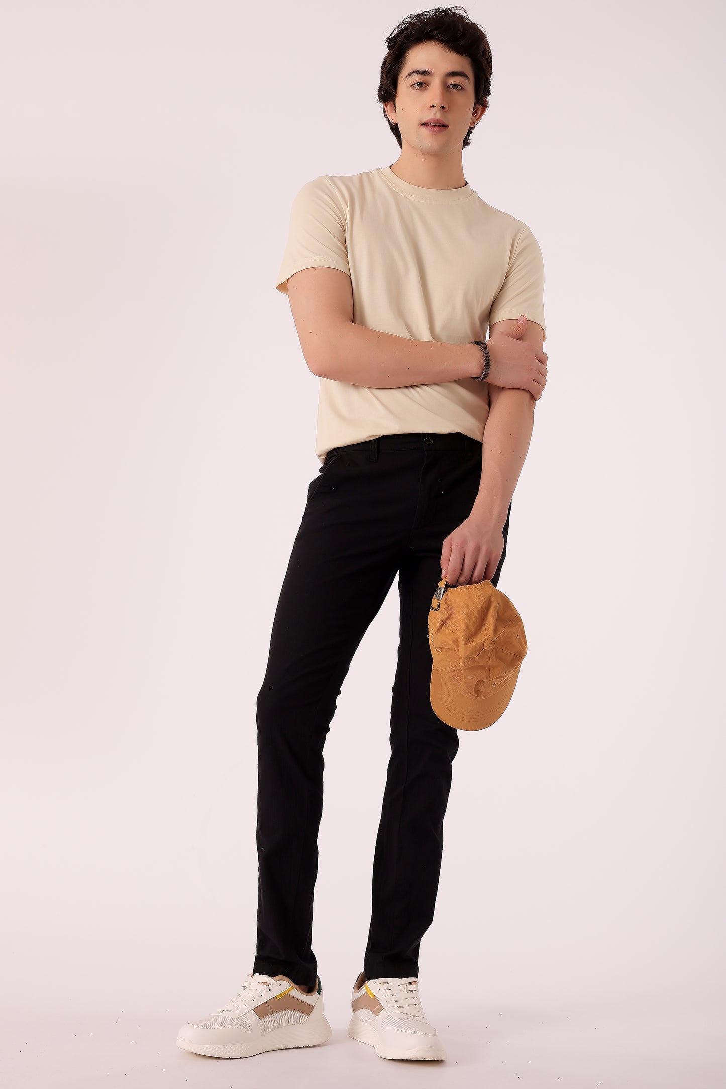 Men's Cotton stretch Slim Fit Chinos - extra image 3