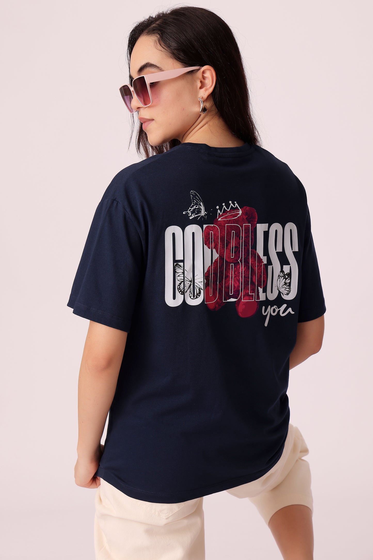 western oversized fit casual print t-shirts - extra image 3