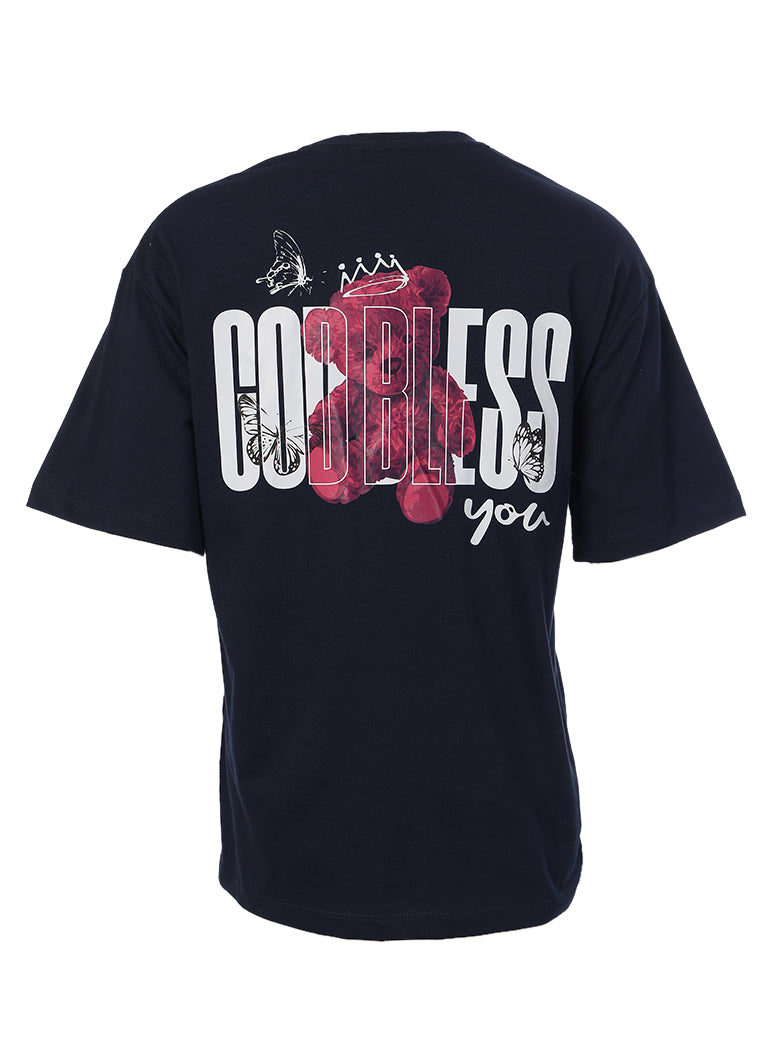 western oversized fit casual print t-shirts - extra image 4