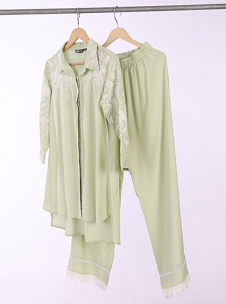 ETHNIC REGULAR FIT EMBROIDERY CORD SET - extra image 4
