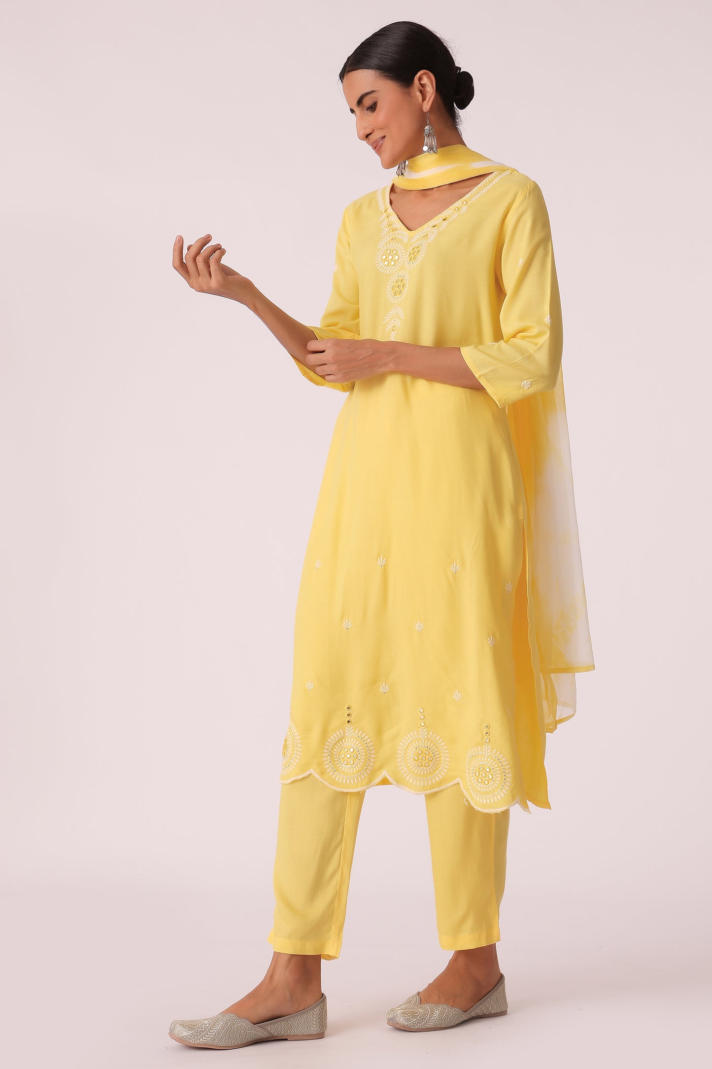 ETHNIC REGULAR FIT EMBROIDERY SKD - extra image 3