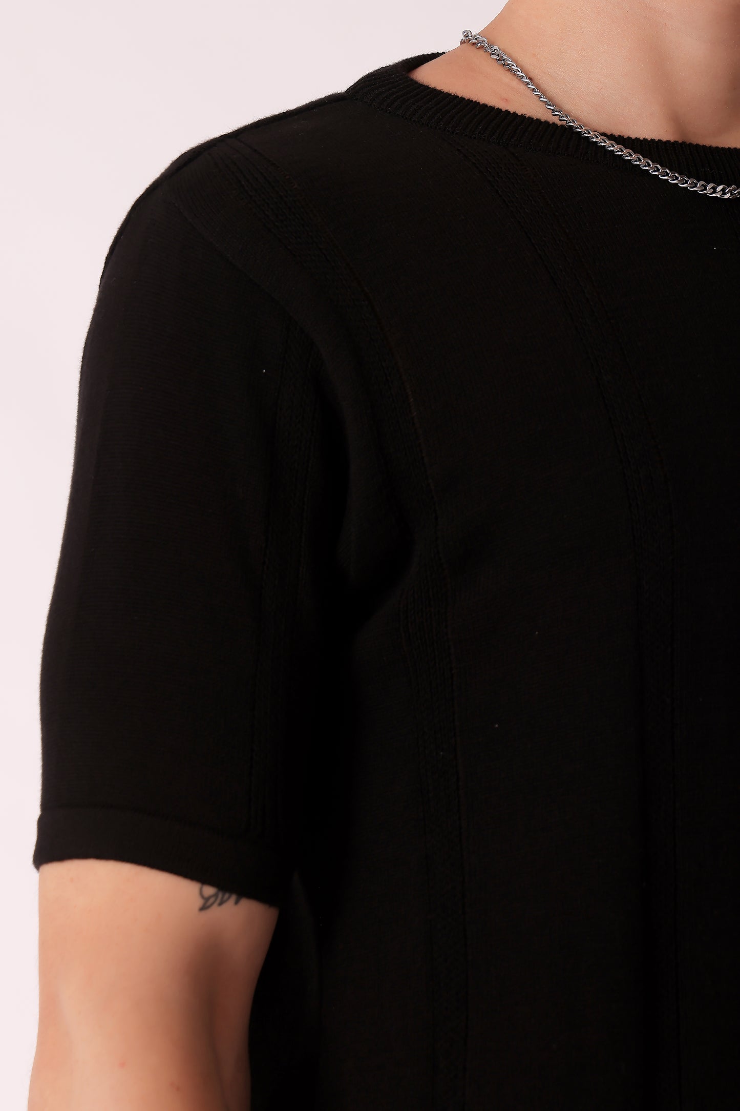 Men's Flat Knit Crew neck tshirt - extra image 3
