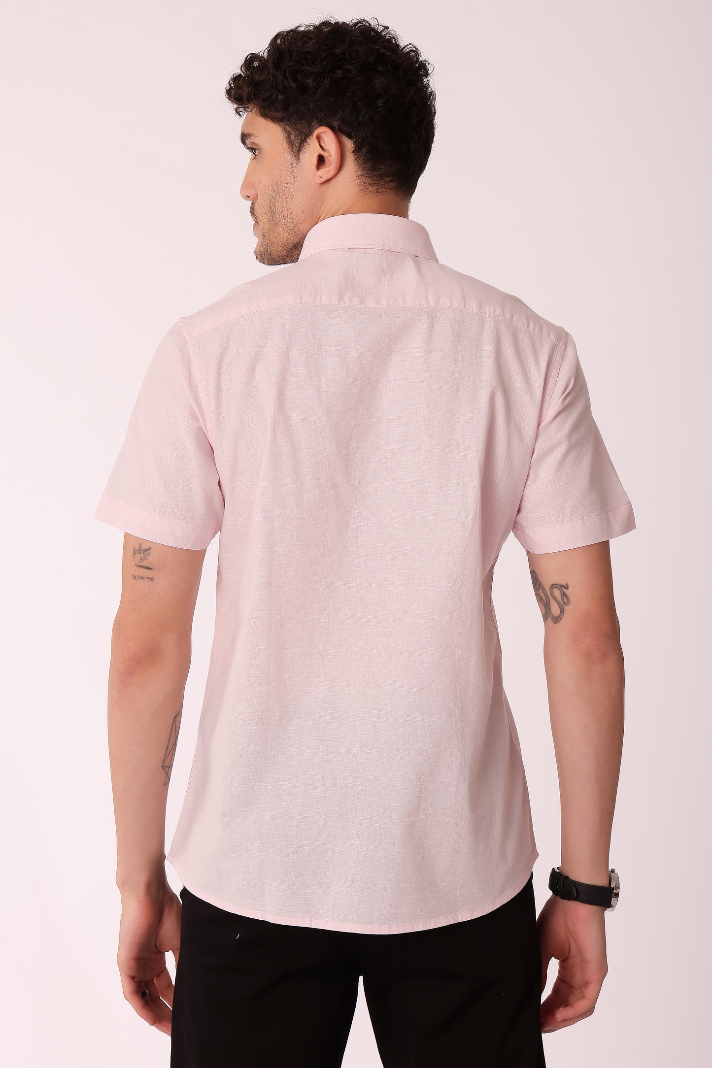 Men's Cotton Slub shirt Half sleeve - extra image 4