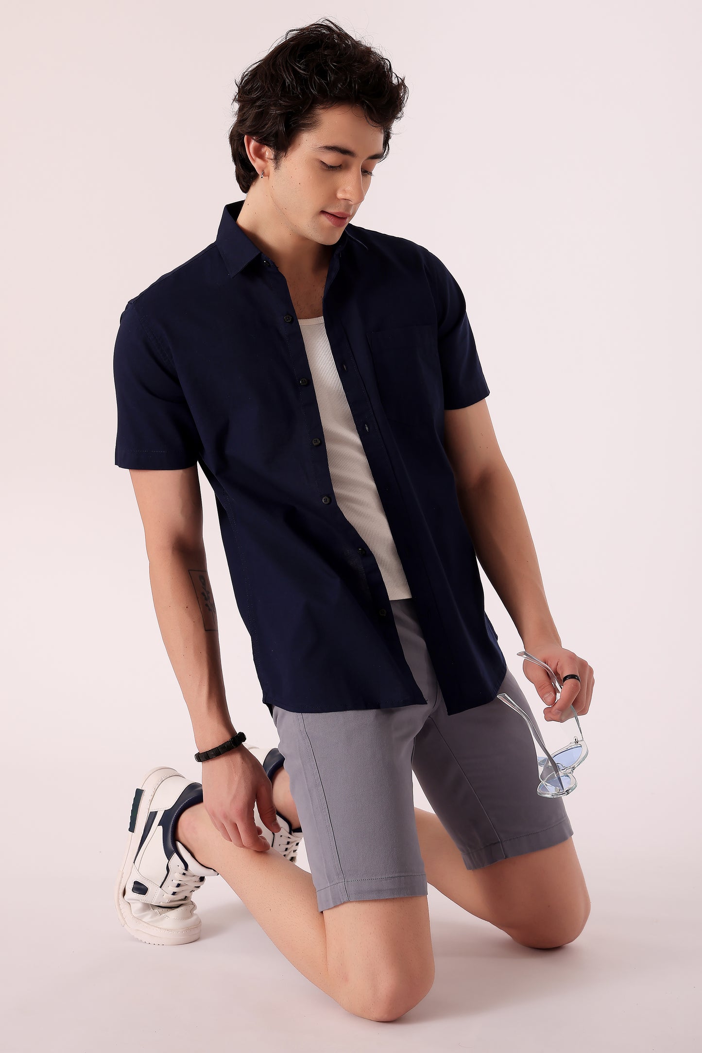 Men's Cotton Slub shirt Half sleeve - extra image 2