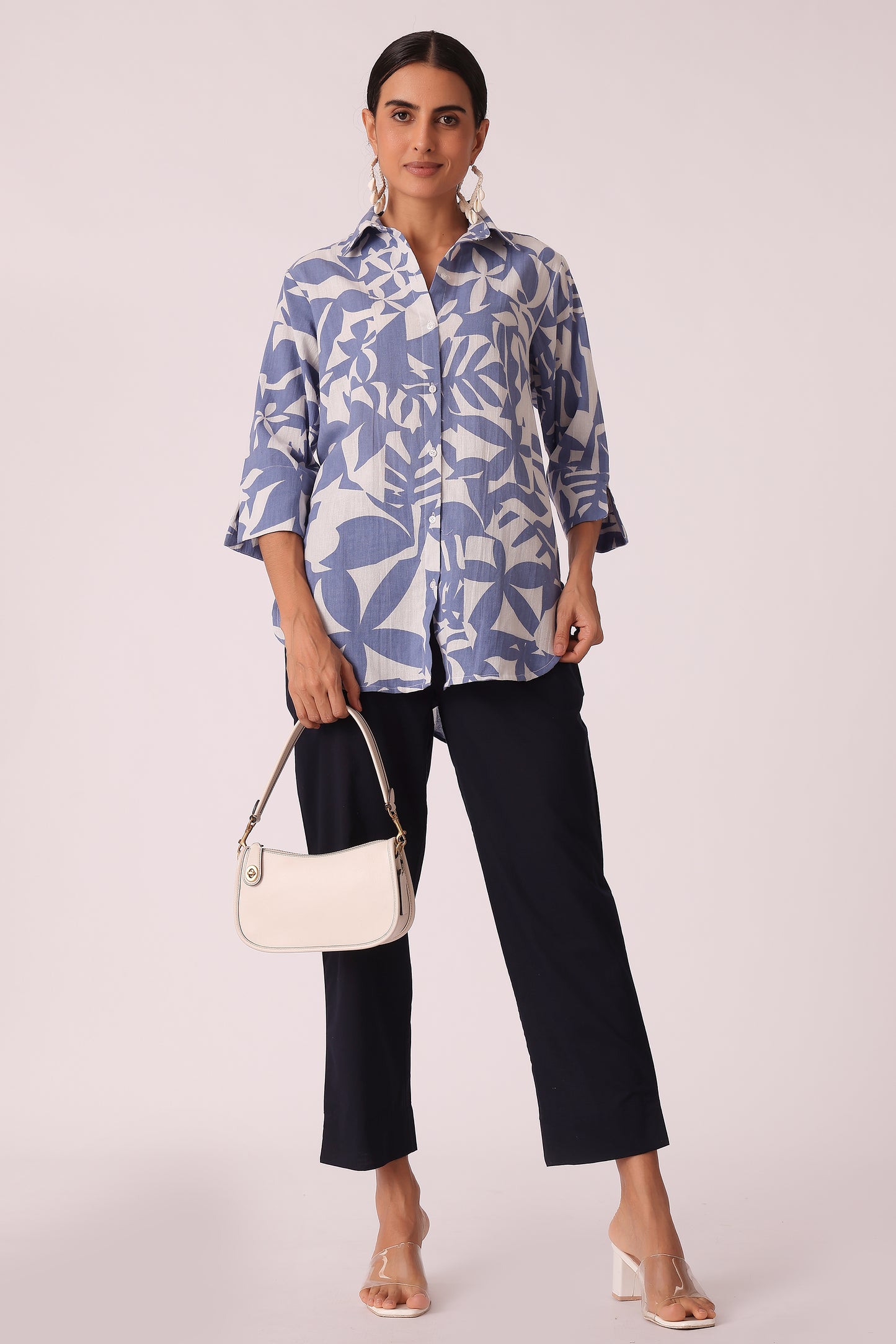 ETHNIC REGULAR FIT SOLID PANTS - extra image 3