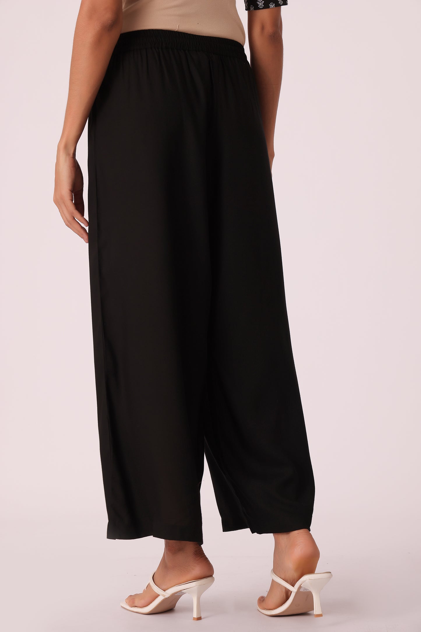 ETHNIC REGULAR FIT SOLID PLAZZO - extra image 2