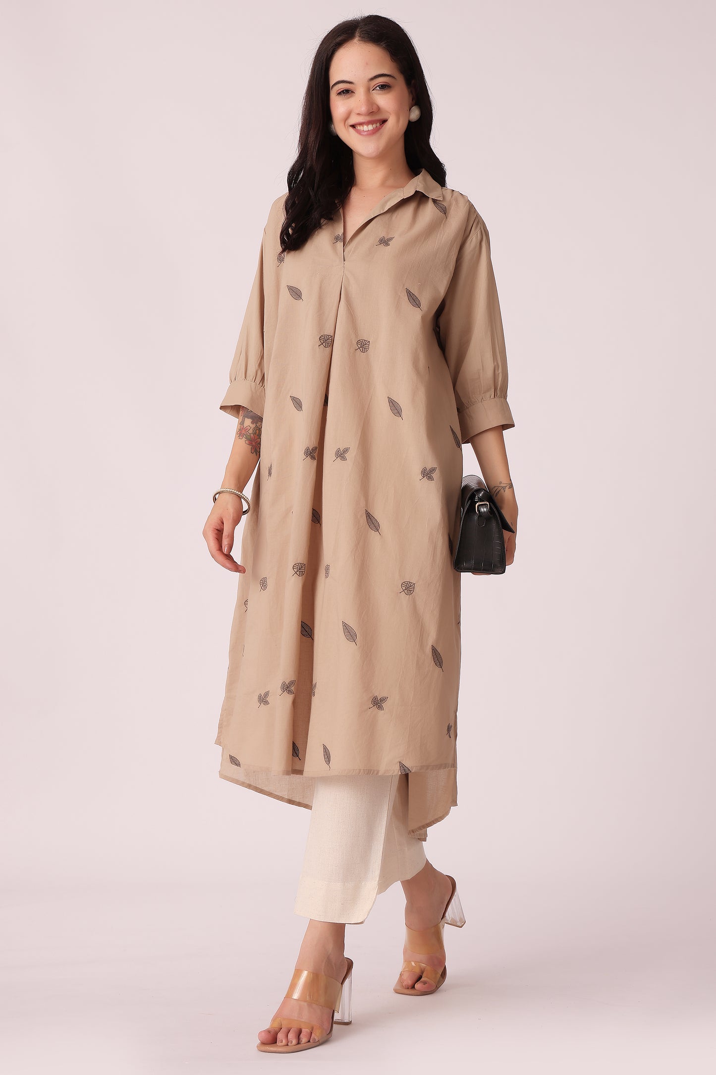 ETHNIC LOOSE FIT ALL OVER EMB KURTA - extra image 3