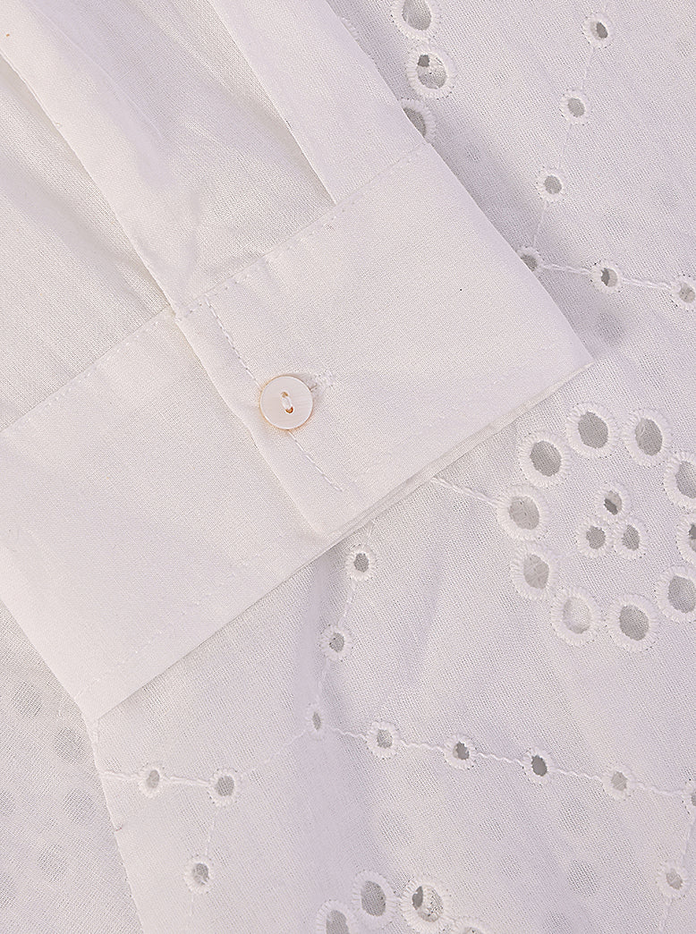 ETHNIC LOOSE FIT SCHIFFLI EMB KURTA - extra image 6