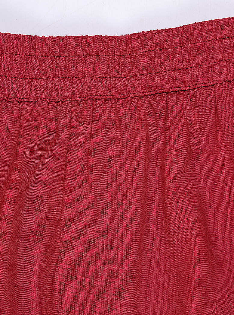 ETHNIC REGULAR FIT SOLID PANTS - extra image 5