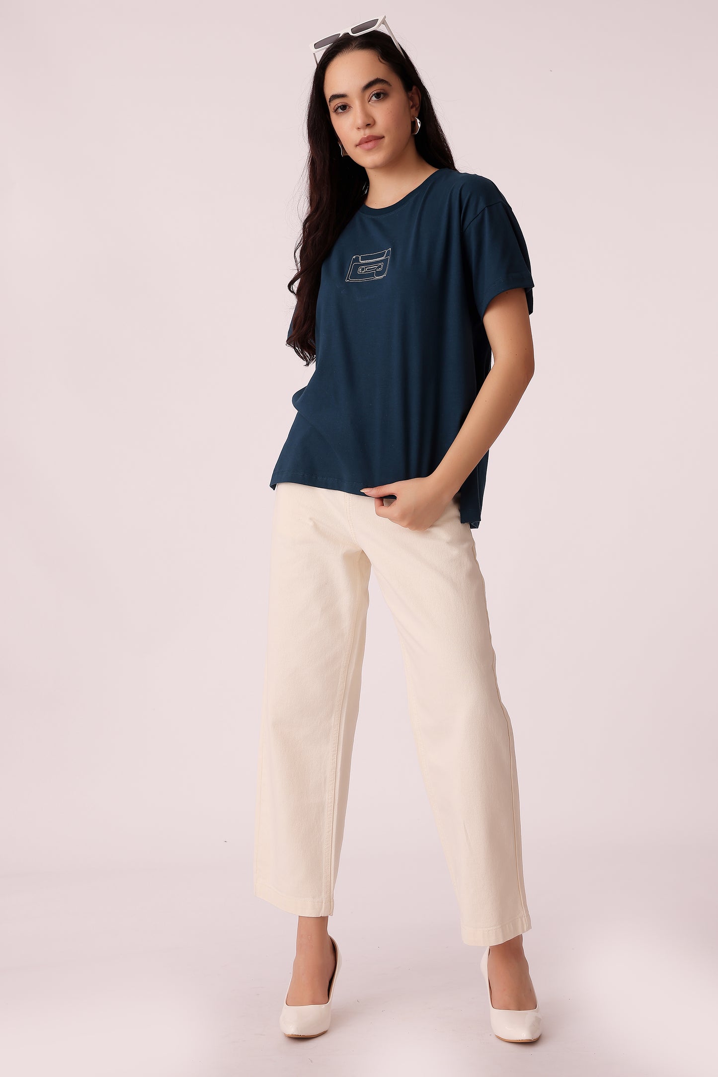 western boxy fit casual printed t-shirts - extra image 3