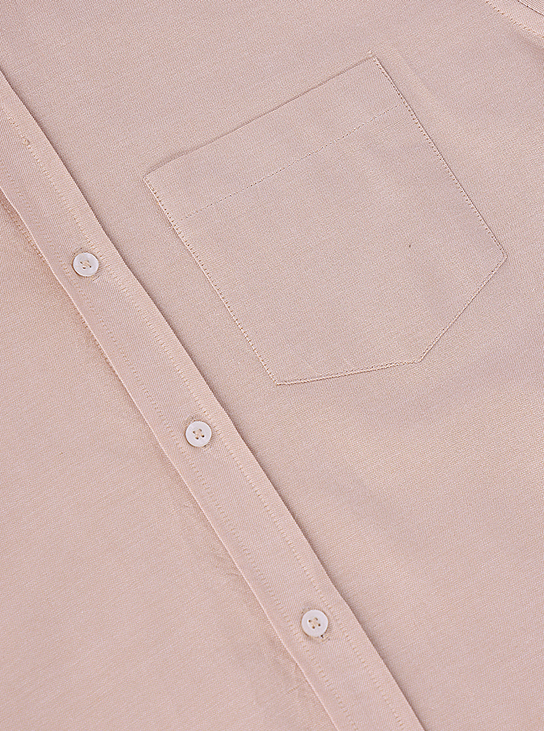 Men's Solid Oxford Shirt Half Sleeve - extra image 6