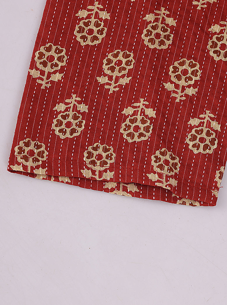 ETHNIC REGULAR FIT KANTHA KURTA - extra image 5