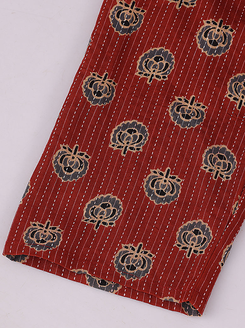 ETHNIC REGULAR FIT KANTHA KURTA - extra image 6